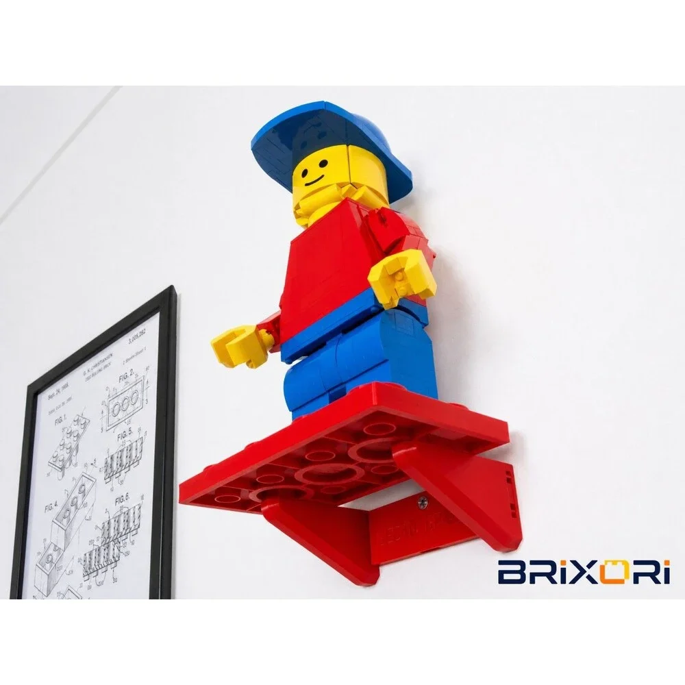 Wall Mount Display for LEGO Up-Scaled Minifugre 40649